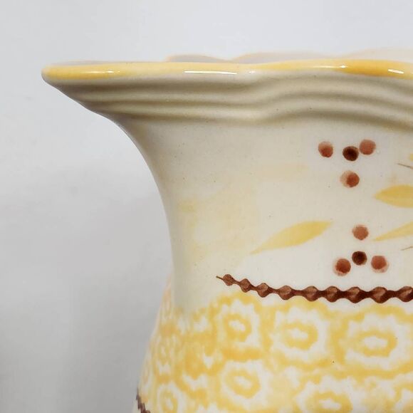 Temp-Tations Old World Yellow Pitcher Gold Pitcher Country Pitcher Farmhouse - Picture 4 of 8